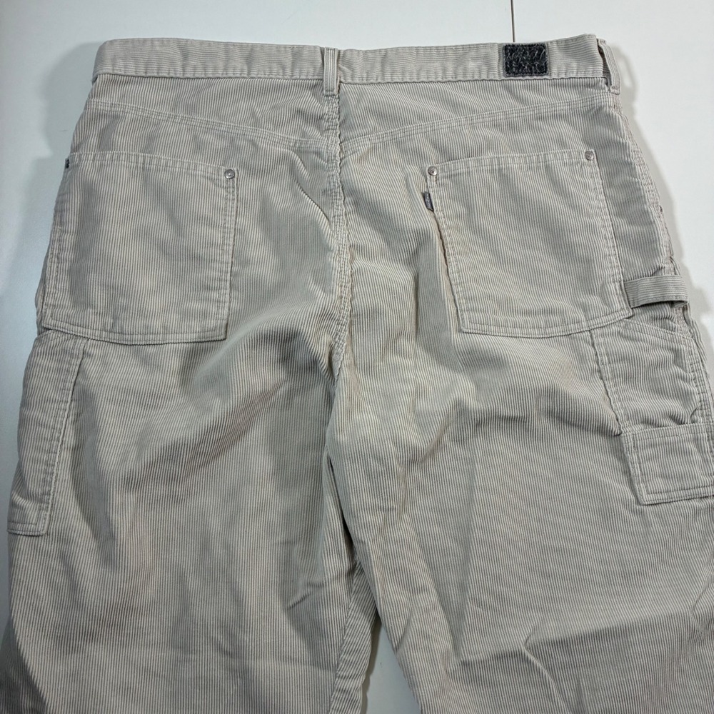 Vintage‎ Levi's SilverTab Carpenter Corduroy Pants 40x32 Beige Baggy 90s Y2K